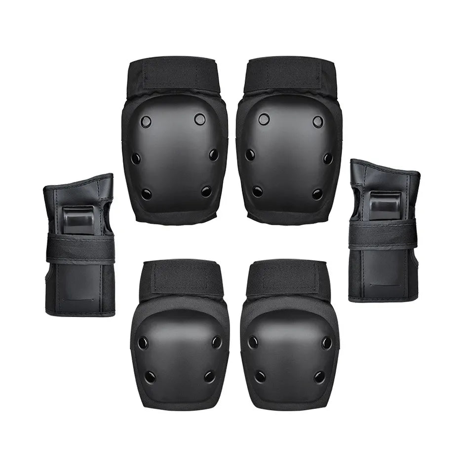 International Sports Multi-Sport Knee, Elbow & Wrist Protection Set – for Skateboarding, Rollerblading & More - PAPAISON