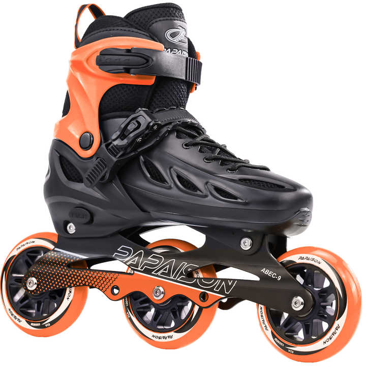 Polyurethane Wheels Inline Skates Adjustable Flash Safety Roller Skates Speed Skating - PAPAISON